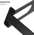 4pcs Set Healifty Metal Bookends for Desk Bookshelf Accessories Non-Skid Book Organizer for Heavy Books for Office