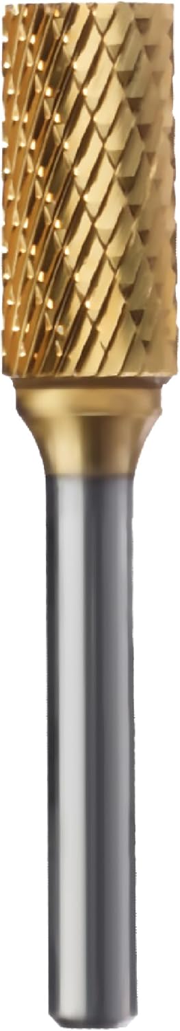 SA5 Double Cut TiN Coated Carbide Bur Champion Cutting Tool