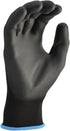 12 Pairs Men Work Gloves, Lightweight Grip Gloves Available in 4 Sizes, Polyurethane Rubber Coated Touchscreen Tactical