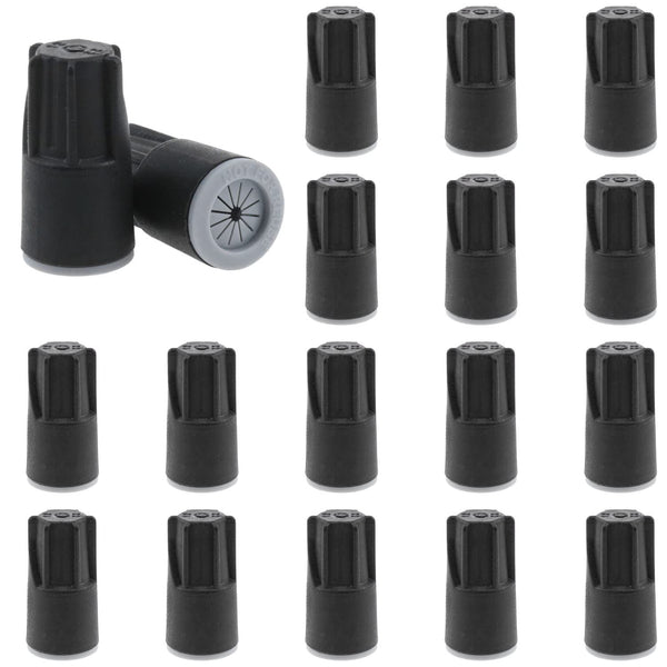 Haidong 20pcs Waterproof Wire Connector, Outdoor Wire Cap Nuts for Low Voltage Landscape Lighting #8 to #22 AWG Wires.