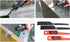 18T Reciprocating Saw Blade Set, Air Saw Hacksaw Blades Tools for Metal, Woodcutting, Rubber, 5 Pieces
