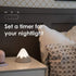 DesignNest Dimmable, Baby Night Light Snow Mountain Tap Squeeze Touch Control with Timer, Soft Eye Caring
