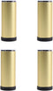 PLLJIAXUAMCLNAA 4PCS Aluminum Alloy Sofa Leg, Adjustable Cabinet Legs, Metal Furniture Support Legs,