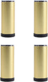 PLLJIAXUAMCLNAA 4PCS Aluminum Alloy Sofa Leg, Adjustable Cabinet Legs, Metal Furniture Support Legs,