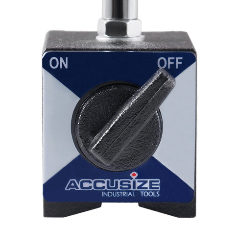 Accusize Industrial Tools 110 lbs Magnetic Base for Precision Indicators, Strong Cardboard Box