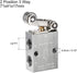 uxcell 2 Position 3 Way 1/4" PT Manual Hand Pull Pneumatic Solenoid Mechanical Valve,S3R-08