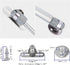 jing 20N Hydraulic Support Cabinet Hinge, Set of 4, 6 Inch Length, Soft Close Lid Supports & Buffer Gas Spring