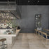 16" 118" Dark Grey Black Concrete Wallpaper, Peel and Stick 3D Matte Textured Contact Paper for DIY Wall Sticker