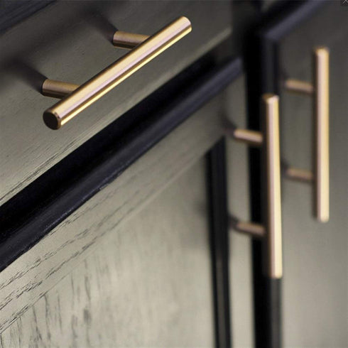 ZJkHAOJ Closet,Black (NO.698 Dressing Table Handle, Simple Handle,Shoe Cabinet, Wine Cabinet Handle, Cabinet Gold Pull