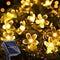 ITICdecor Solar Flower String Lights Outdoor Waterproof 50 LED Fairy Light Christmas