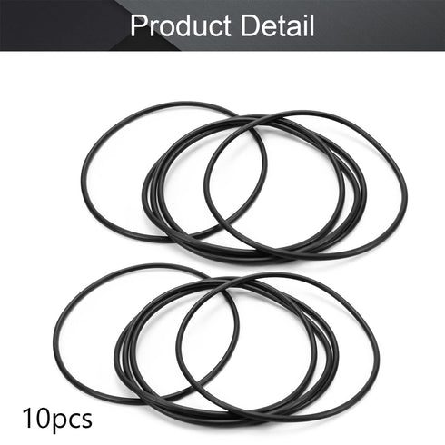 Othmro 10Pcs Nitrile Rubber O-Rings, 0.05in Wire Dia 2.08in OD, Black, for Air Sealing Professional Plumbing