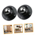 8pcs Zerodeko Mini Swivel Caster Wheels Adhesive Rollers for Furniture Small Appliance Wheels Rolling Carts Stainless