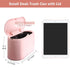 90 0.5 Countertop Mini Desk Trash Can with Lid with Pcs Trash Bag, Lint Bin Gallon Waste Bin for Table Tiny Garbage Can