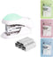 NEBURORA Mini Effortless Desktop Staplers, 400 Standard 26/6 Staples, 2-24 Sheet Capacity, Built-in Staple Remover,