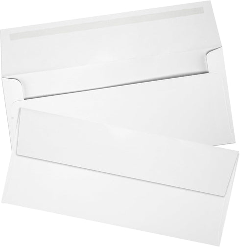 LUXPaper Invitation Envelopes #9 Slimline | 3 7/8" x 8 7/8" | White | 70lb. Text | 50 Qty