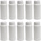 Othmro 10Pcs 100ml Plastic Bottles, Lab Cylindrical Chemical Reagent Bottles for Liquid Storage, Round Storage