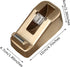Small Desk Tape Dispenser, Heavy Duty Cute Desktop with Weighted Non-Skid Base for 1 Inch Core Tape, Luxury Gold