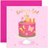 CENTRAL 23 Cute Girl Birthday Card for 3rd Birthday - 'Birthday Girl' - Sweet Cards for Her with Cute Stickers