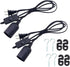 Rextin 2packs 5.9ft E26/E27 LED Light socket extension cord with On/Off switch