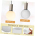 FUOYLOO 8 Inch Bulb Frosted Glass Globe Lamp Shade Replacement round Ball Shade for Pendant Lights Ceiling Fans Floor