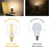 E12 Bulb, 2W(25-Watt 3000K, G15/G50 Dimmable Bulbs 3-Pack Globe Equivalent), Soft White LED Light for Pendant