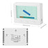 WEIRUSE 260000 Sets 5 Indoor Temperature and Humidity, Two sensors Inside and Outside USB Export of Data Storage, high