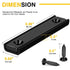 8Pack, 2.36" 0.53" 0.20" 80LBS Countersunk DIYMAG Strong Neodymium Rectangular Magnets x x Pulling Force Hole Magnet