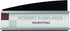 Deflecto Nameplate Sign Holder, Interior Image, Silver and Black, 8-1/2” x 2” (89105)