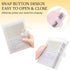 BetterJonny 3x5 Index Card Organizer: Clear Plastic Holder for Recipe Cards and Flash Cards