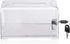 Tip / Donation / Suggestion / Business Card Collection Box with Lock in Clear Color by Polmart