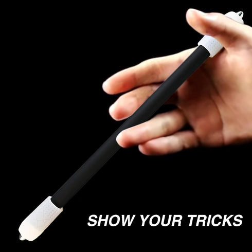 Penspinning Pens Travel Mod, Black Nonslip Coated Spin Stick for Beginner Pen Spinning