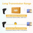 NADAMOO Wireless Barcode Scanner, 328 Feet Transmission Distance, USB Cordless 1D Laser Handheld Reader