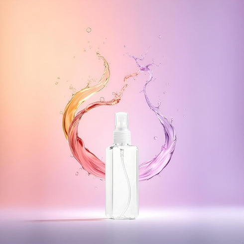 Jizlan 1Pc 100ML Transparent Reusable Plastic Spray Bottle Perfume Liquid Makeup Atomizer Empty Small Spray Refillable