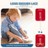 Lerdots Learning to Dress Busy Boards, Shoe Tying Practice for Kids, Basic Life Skills Toys Learn to Button, Buckle