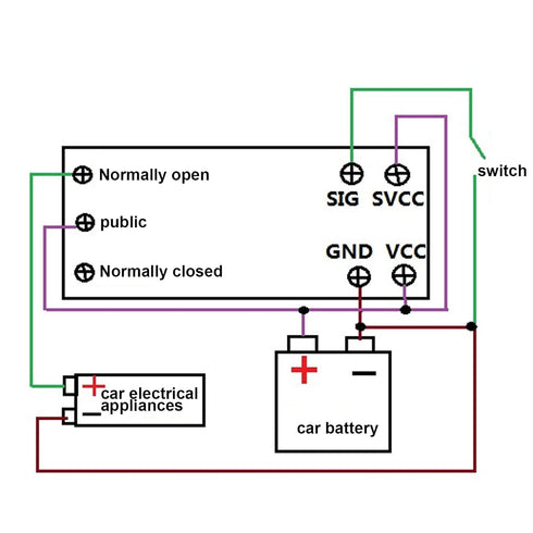 Timer Relay Module DC 12V Delay Timer Switch Relay Board, Adjustable 0 to 25 Second Trigger Turn Off Module