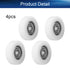 Yinpecly 4Pcs 626Z Plastic Roller Idler Bearing, Sliding Door Pulley Wheel for Furniture, Hardware Accessories