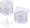 MECCANIXITY 400 Count Small Paper Clips 1.1 Inch Vinyl Coated with Box for Organizing Office Home White
