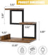 Gannyfer Wood Desktop Shelf, Freestanding Small Bookshelf Desk Hutch, 3 Tier Storage Display Rack for Books, Plants,