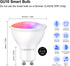 GU10 Bulb 5W Bulbs, 4 Pack Smart Spot Light Compatible with Alexa, Google Home, SmartThings, WiFi LED Track Light Color