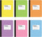 Oxford Composition Notebooks, 6 Pack, School Writing Journal, Wide Ruled Paper, 9-3/4 x 7-1/2 Inches, 100 Sheets,