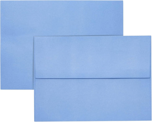 Juvale 96 Pack Light Blue 5x7 Envelopes for Invitations, A7 Size for Mailing Greeting Cards, Weddings