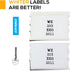 OfficeSmartLabels - 1" x 1-1/2" Book Spines Labels, Compatible with 30347 (6 Rolls, 750 Labels/Roll)