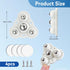 HUIXIHU 80 Lbs/Set, 4 Countertop (4, Self Adhesive Caster Wheels Heavy Duty Swivel Wheels for Furniture, Load Appliance