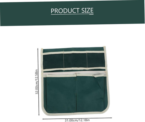 Toddmomy Large Oxford Garden Kneeler Tool Bag Pouch with Ample Storage for Gardening Enthusiasts Wear Resistant