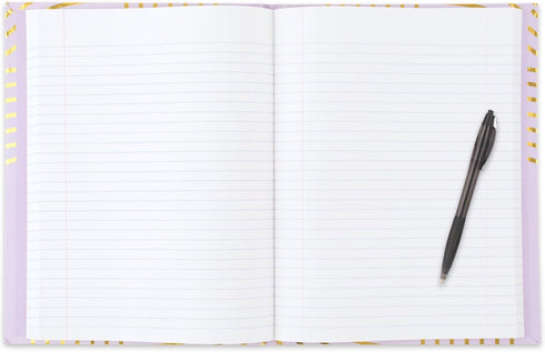 Five Star Composition Book, College Ruled Paper, 9-3/4" x 7-1/2", 150 Sheets, Hardbound, Lilac Arches (850111F-AMZ) by Five Star