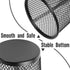 YY YEARCHY Pen Pencil Holder for Desk, Mesh Organizer Cup Holders for Home Office Makeup Brush (Black, Medium 12 Pack)