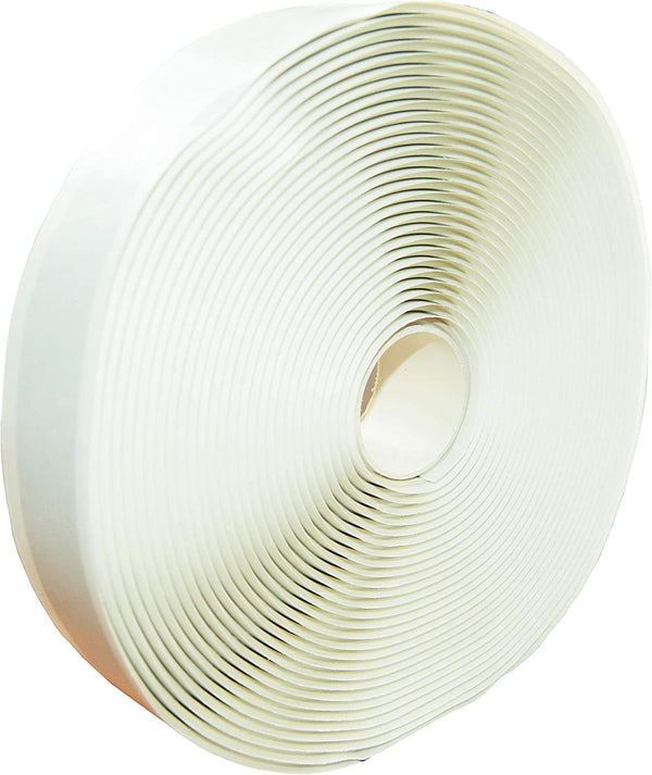 LLPT Butyl Tape White - 3/4 Inch x 33Ft Tight Seal for Leak Proof EPDM RV Repair Window Glass Boat Sealing