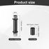 M METERXITY 6-Set 40mm(1.57") M10 Straight Pipe Lamp Stem Kit, Long Double End Thread Rod W/Coupling Sleeve Nuts