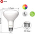 BR30 LED Flood Light Bulb, 9W, 65W Equivalent, 2700K Soft White Light, Energy Saving Lamp for Office/Home, Non-dimmable, E26 Screw Base, 6PCS by helloify