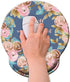 Bible Quote Mouse Pad, Be Still and Know That I am God - Psalm 46:10 Watercolor Floral Mousepad with Wrist Support